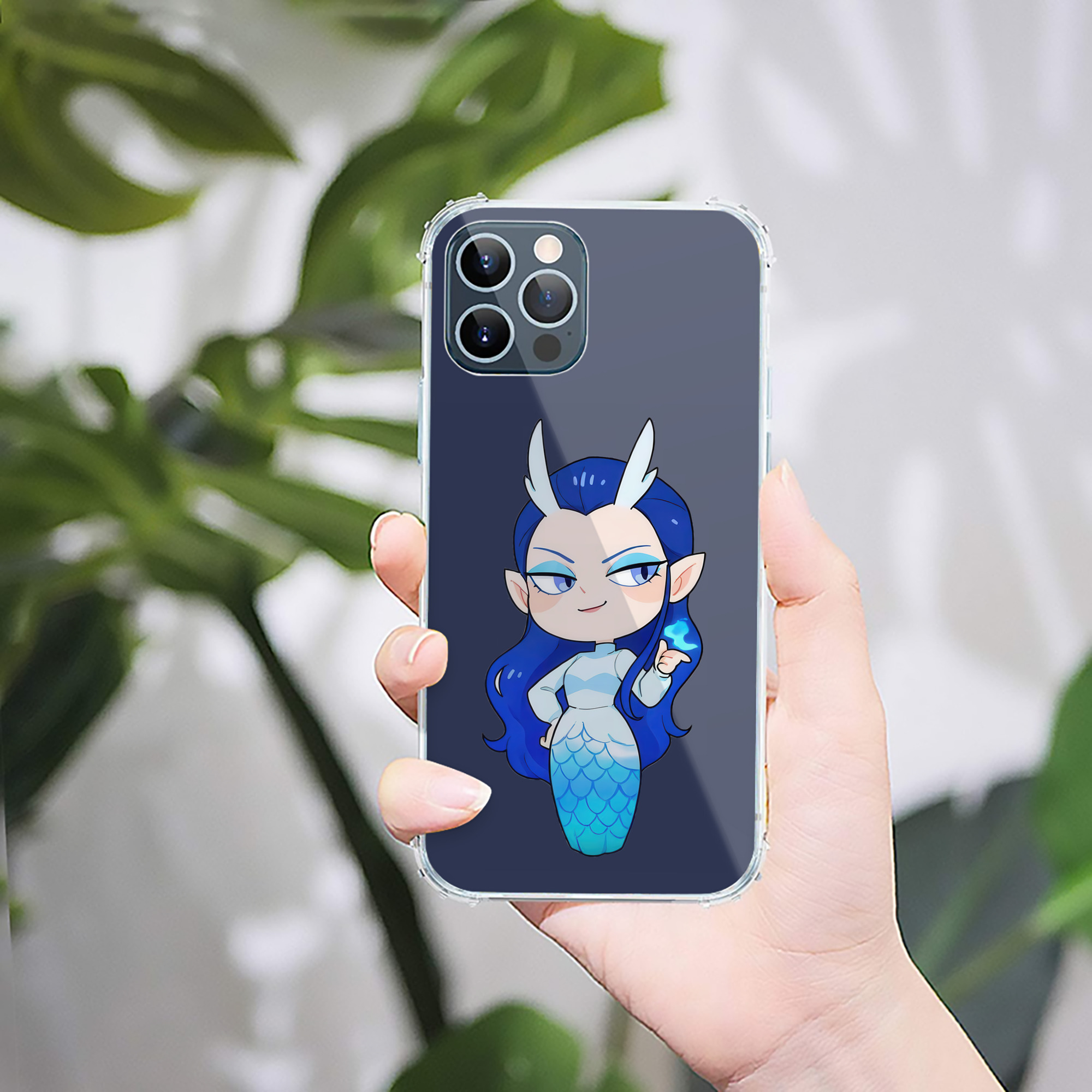 （画像用） Ne Zha 2 ナタ 魔童の大暴れ 【iPhone 12シリーズ対応】透明スマホケース（クリアソフトケース）